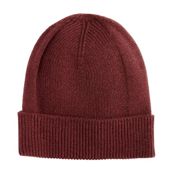 ALFANI Men’s Dressy Solid Ribbed Knit Beanie Red One Size NWT - Picture 1 of 3